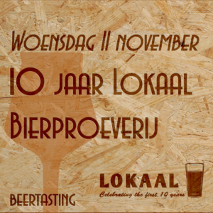 10 jaar Lokaal Proeverij 11 november